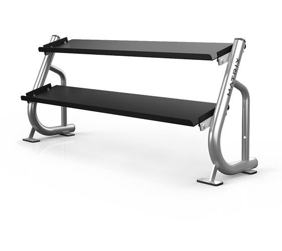 A697 magnum a697 подставка под гантели 1.8 метра (2-ух ярусная, плоская) MATRIX  - Вид №1