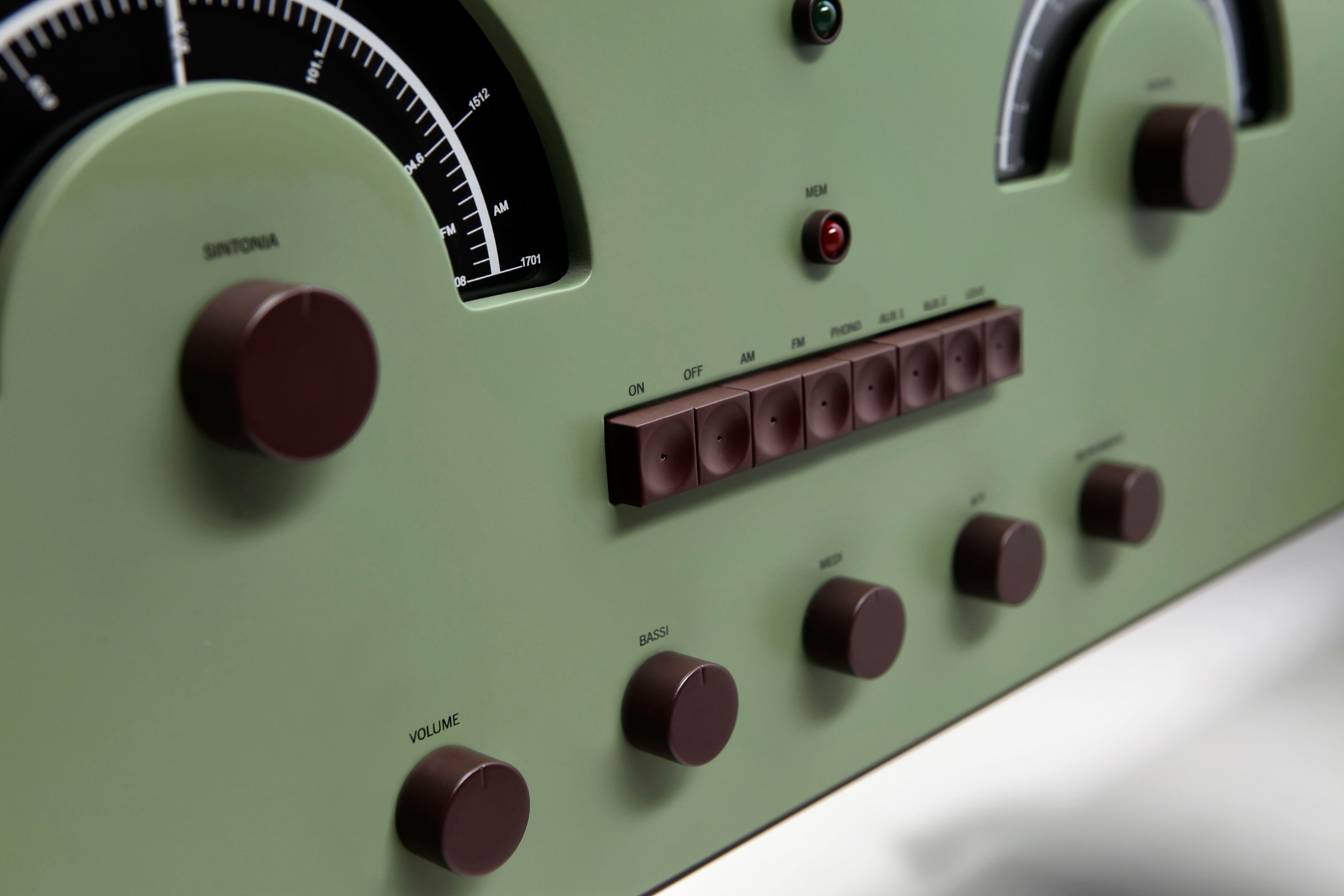 AM/FM-радио и проигрыватель с усилителем Brionvega RADIOFONOGRAFO RR226 - 60TH ANNIVERSARY ARCH-00057249 - Вид №6