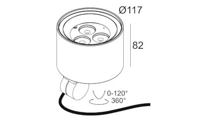 Напольный светодиодный прожектор Deltalight Frax ARCH-00145226 - Вид №7