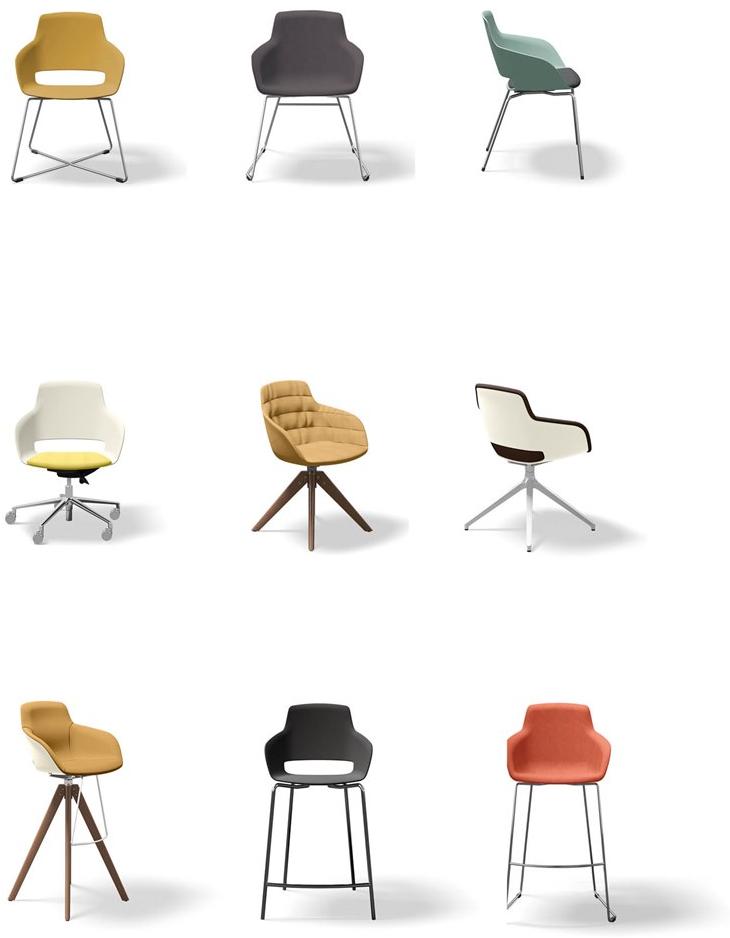 Sinetica Стул на козлах из полиуретана с подлокотниками Captain sun-id-1478130 - Вид №13