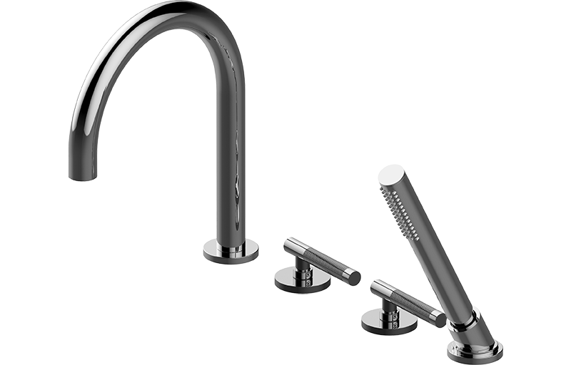 E-11469-LM57B Прогрессивный смеситель для ванной с душевым комплектом GRAFF Harley