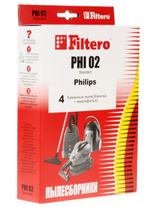6678373 Комплект пылесборник и фильтр Filtero PHI 02 Standard