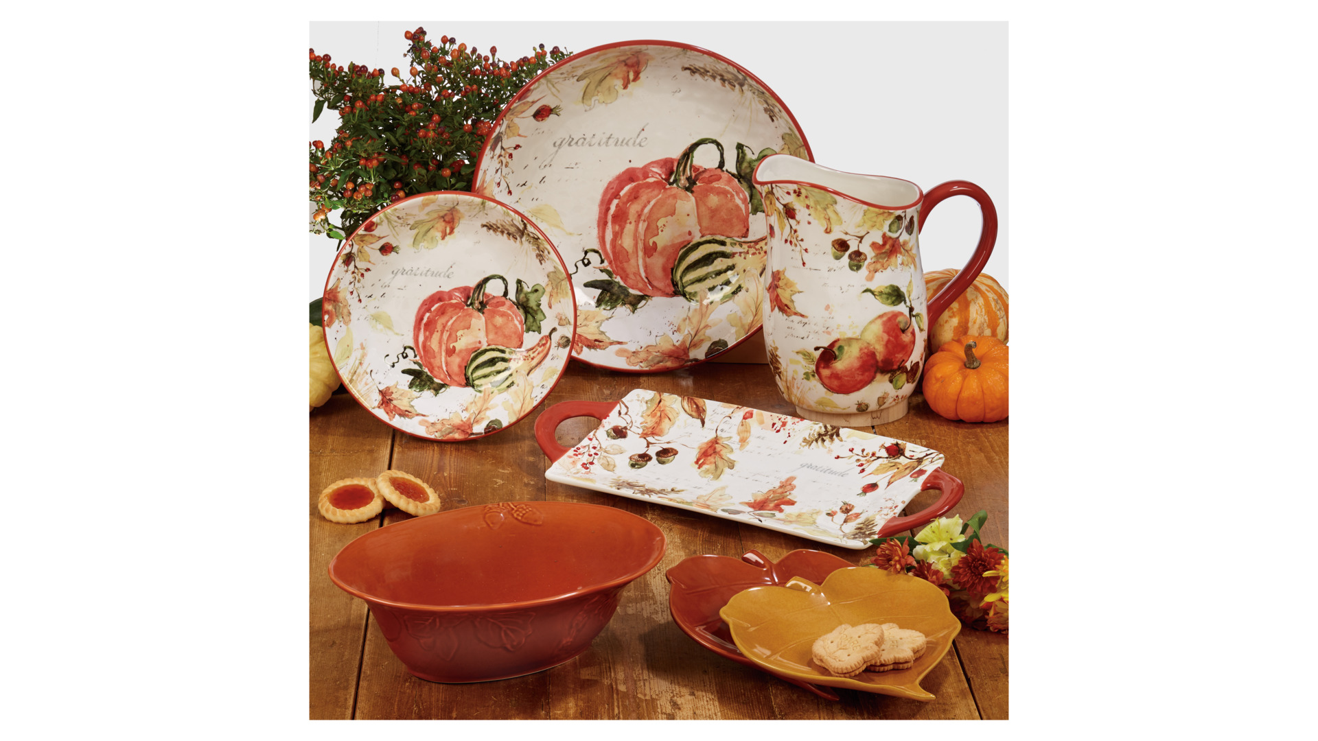 10642270 Certified International Блюдо круглое Certified Int. Осенние краски 33х7,5см, керамика Керамика  - Вид №1