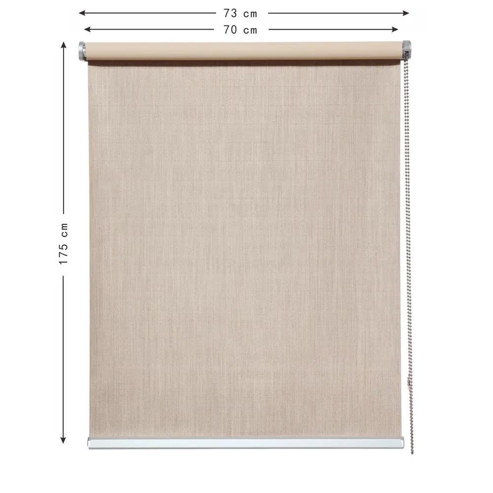 Рулонные шторы INSPIRE Natal Blackout - полное затемнение и стиль в интерьере 82689637 STLM-0034128 - Вид №2