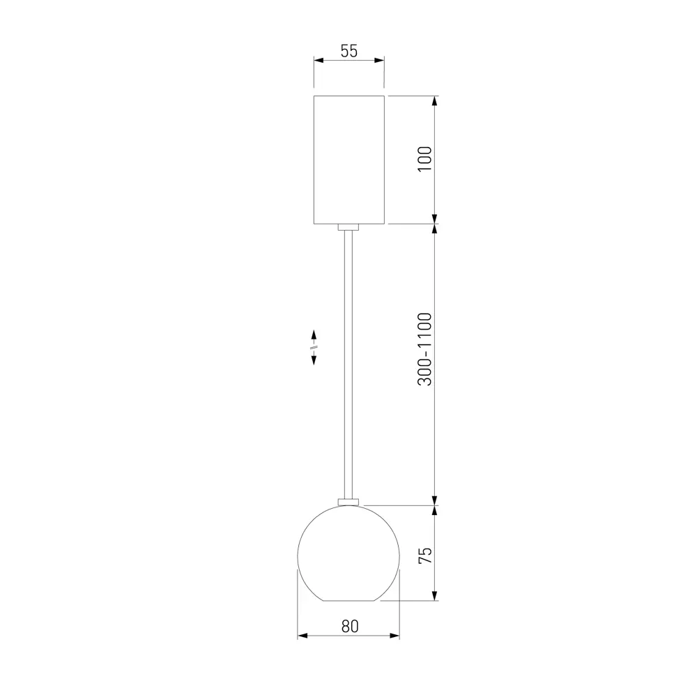 Светильник подвесной светодиодный 50215/1 IP20 7W нейтральный белый свет цвет бронза 83961979 STLM-2206225 Elektrostandard  - Вид №10