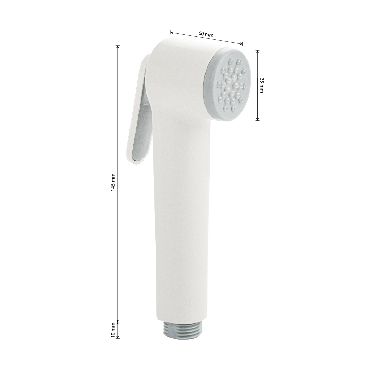 GFmark - Лейка гигиеническая, белая, для биде, код: 6067  - Вид №2