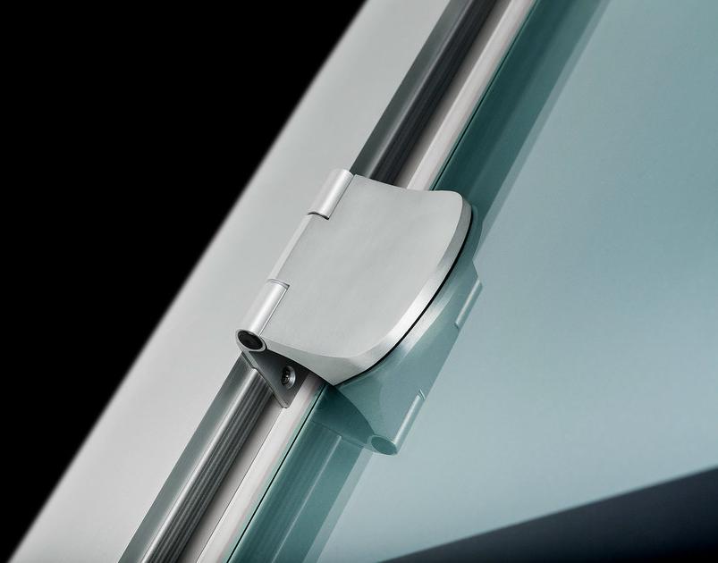 ALsistem Распашная стеклянная дверь без рамы sun-id-1407416 - Вид №3