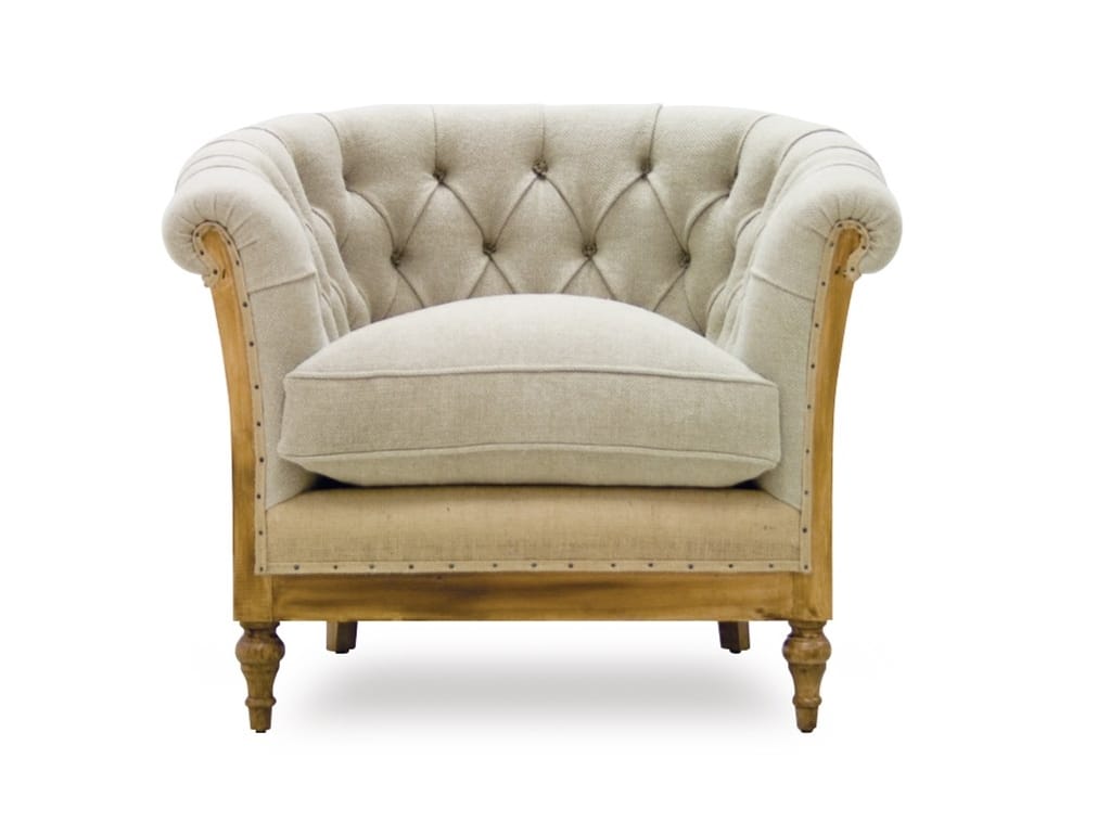 Кресло capitonné из джута с подлокотниками CREARTE COLLECTIONS Class Essence ARCH-00084539