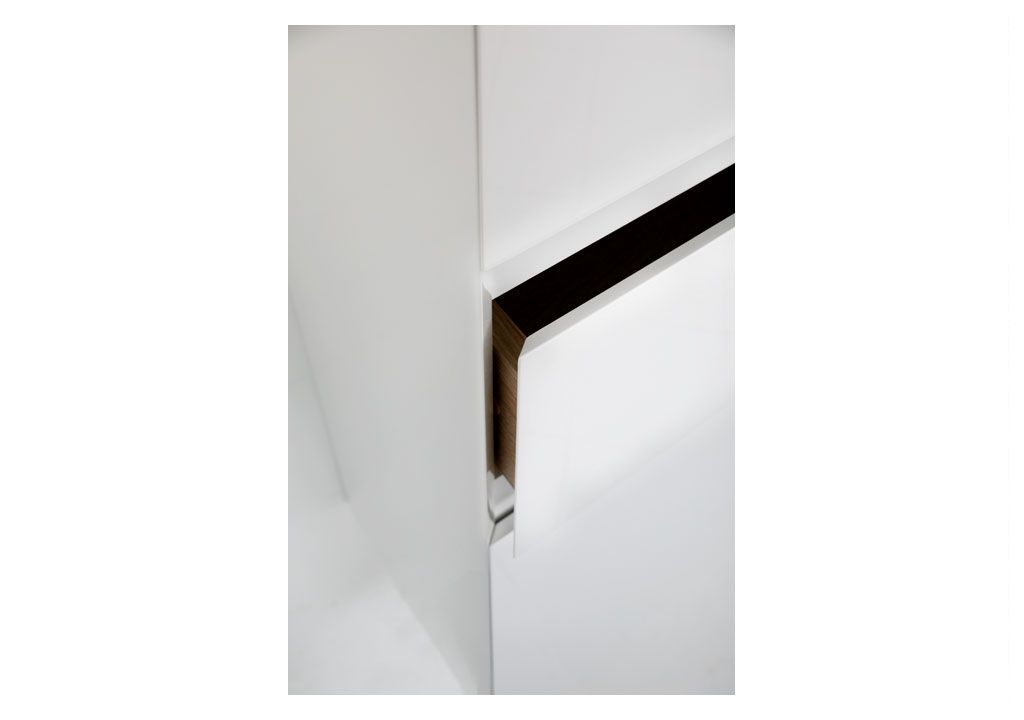 Шкаф-пенал для ванной Aquanet Йорк 35 белый 00202095 - Вид №3