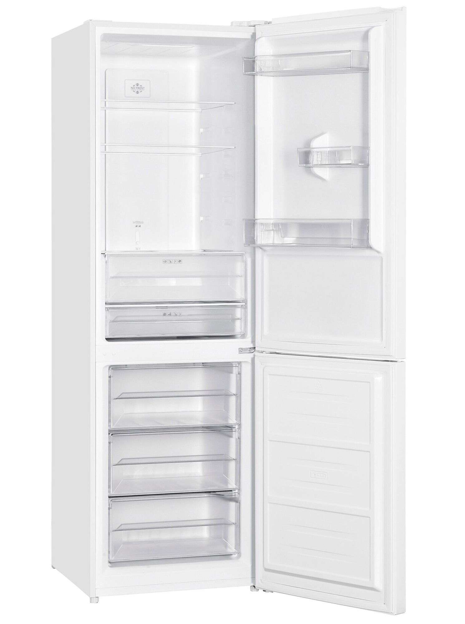 9196726 Холодильник с морозильником   WILLMARK RFN-487DIW белый STDN-0150447 - Вид №1