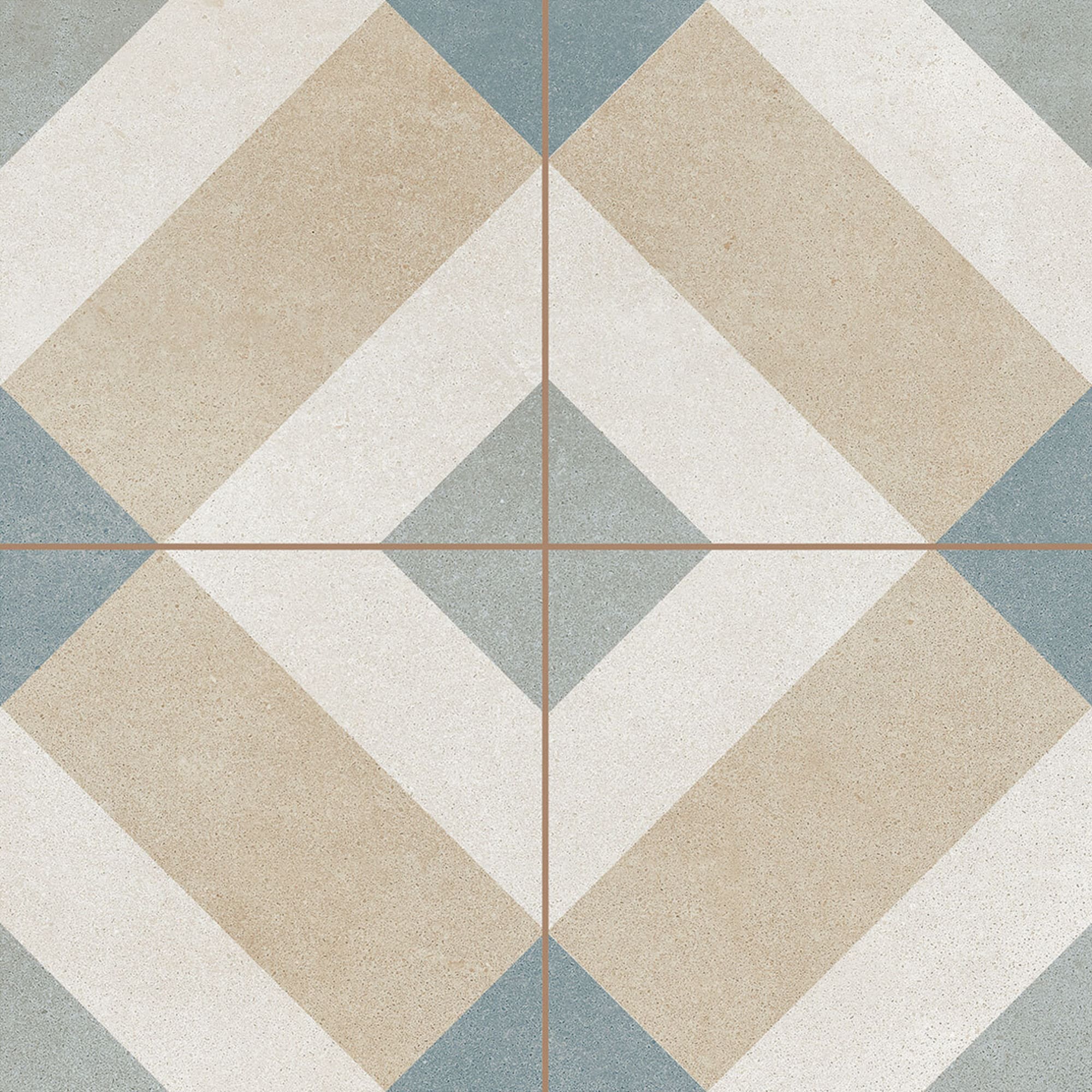 83763008 Плитка Geometric 45x45 см 1 м² цвет бежевый timeless Santreyd