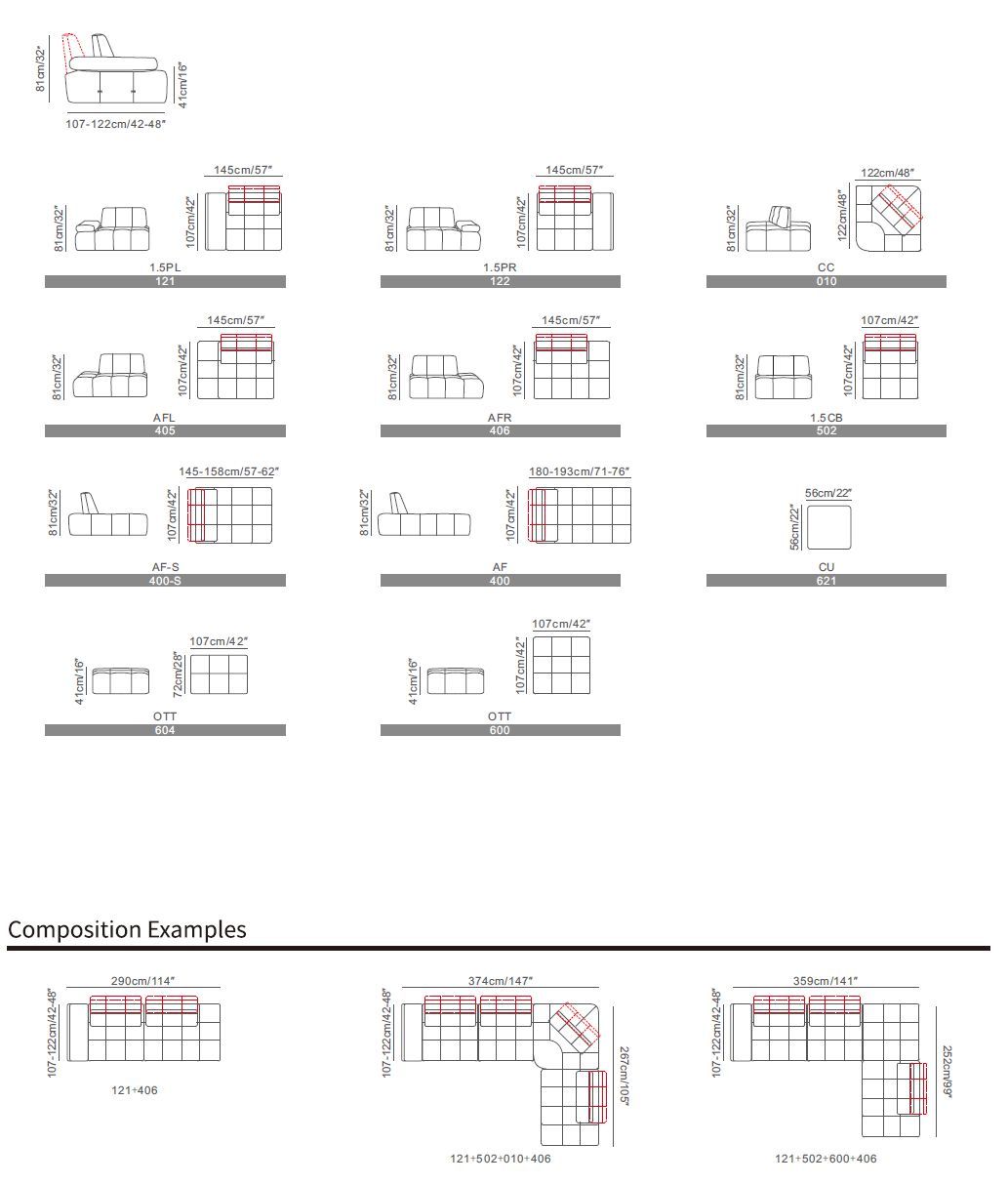 Кожаный модульный угловой диван CAMPO DE' FIORI LYME ARCH-00074297 - Вид №17