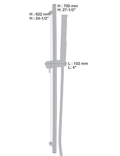 Термостатический набор для душа с душем BARIL PRO-4202-51 ARCH-00130499 - Вид №5