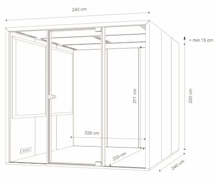 Мультимедийная многосторонняя акустическая офисная кабина Taiga Concept Lohko Box ARCH-00026745 - Вид №6