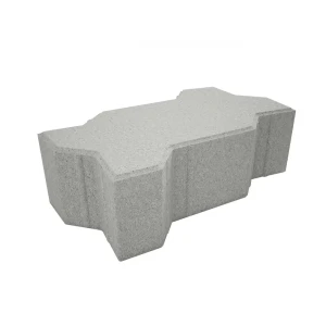 Плитка тротуарная Сигма 220x110x80 мм цвет серый 85263241 STLM-2088798