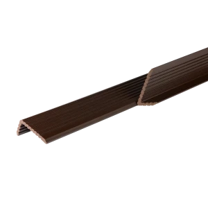87038310 Уголок торцевой для террасной доски T-Decks 35x70x3000 мм ДПК цвет венге STLM-1014528
