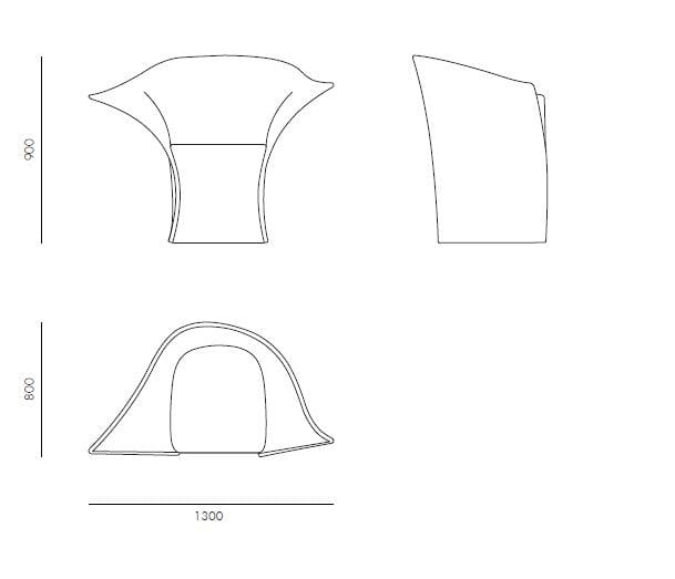 Кресло с подлокотниками Novamobili ARTICHOKE ARCH-00076412 - Вид №10