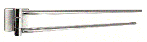 FJ23(13) Gedy G-Fuji, полотенцедержатель двойной поворотный, цвет хром