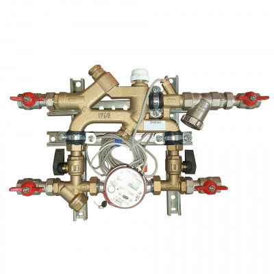 VT.CM.06.RSR Квартирная станция отопительного контура Valtec 0,6 м куб./ч, RS-485, обр. тр., прав 