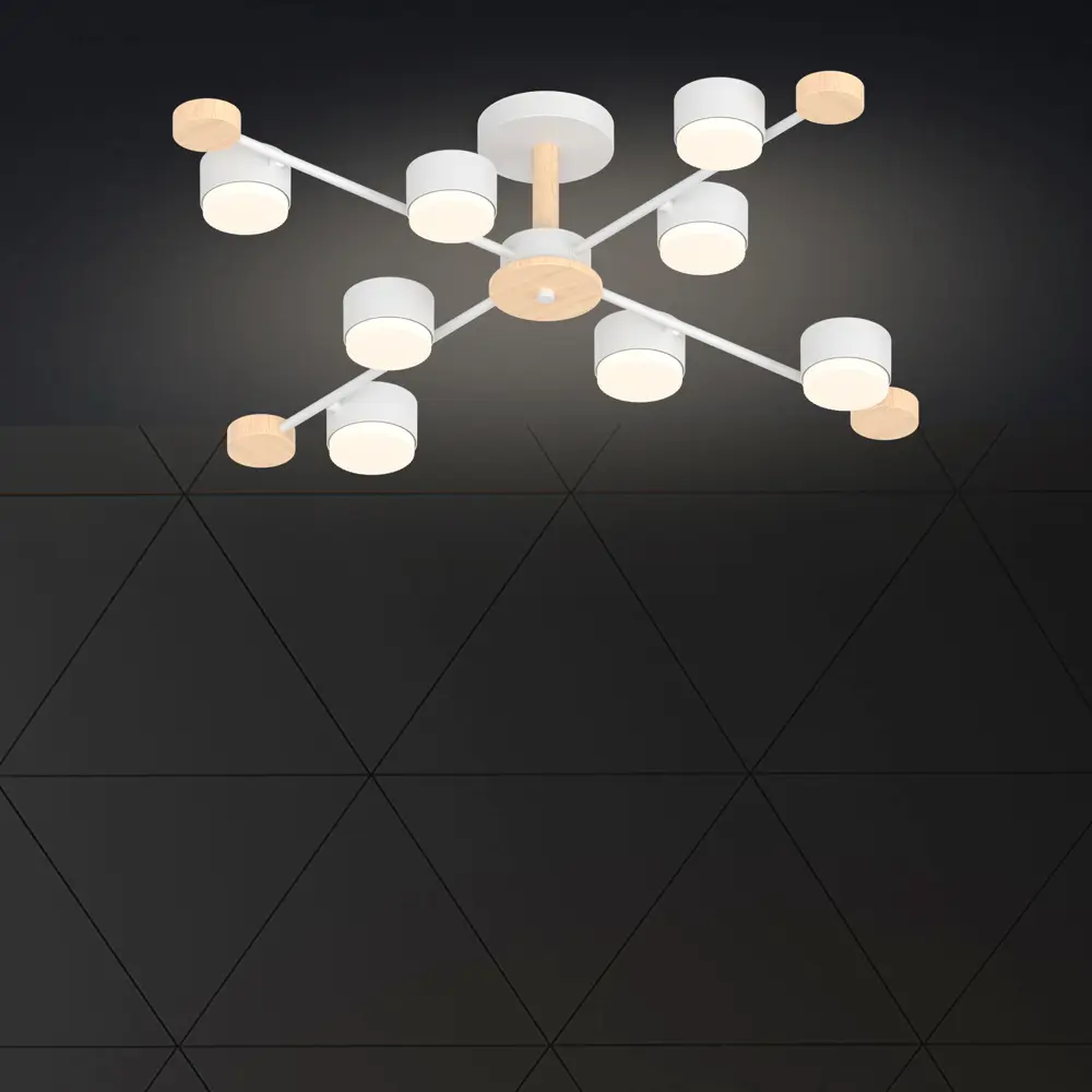 Люстра СЕМЬ ОГНЕЙ Лоре - скандинавский свет для помещений до 24 м² 89421932 STLM-1565163 - Вид №1