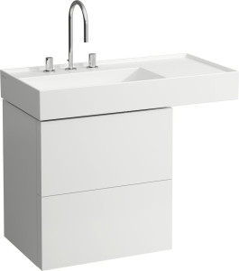 H4075690336401 Шкафчик под раковину, 2 ящика, включает в комплект органайзер, для раковин 810333, 810338, 810339, 813332 LAUFEN PRO