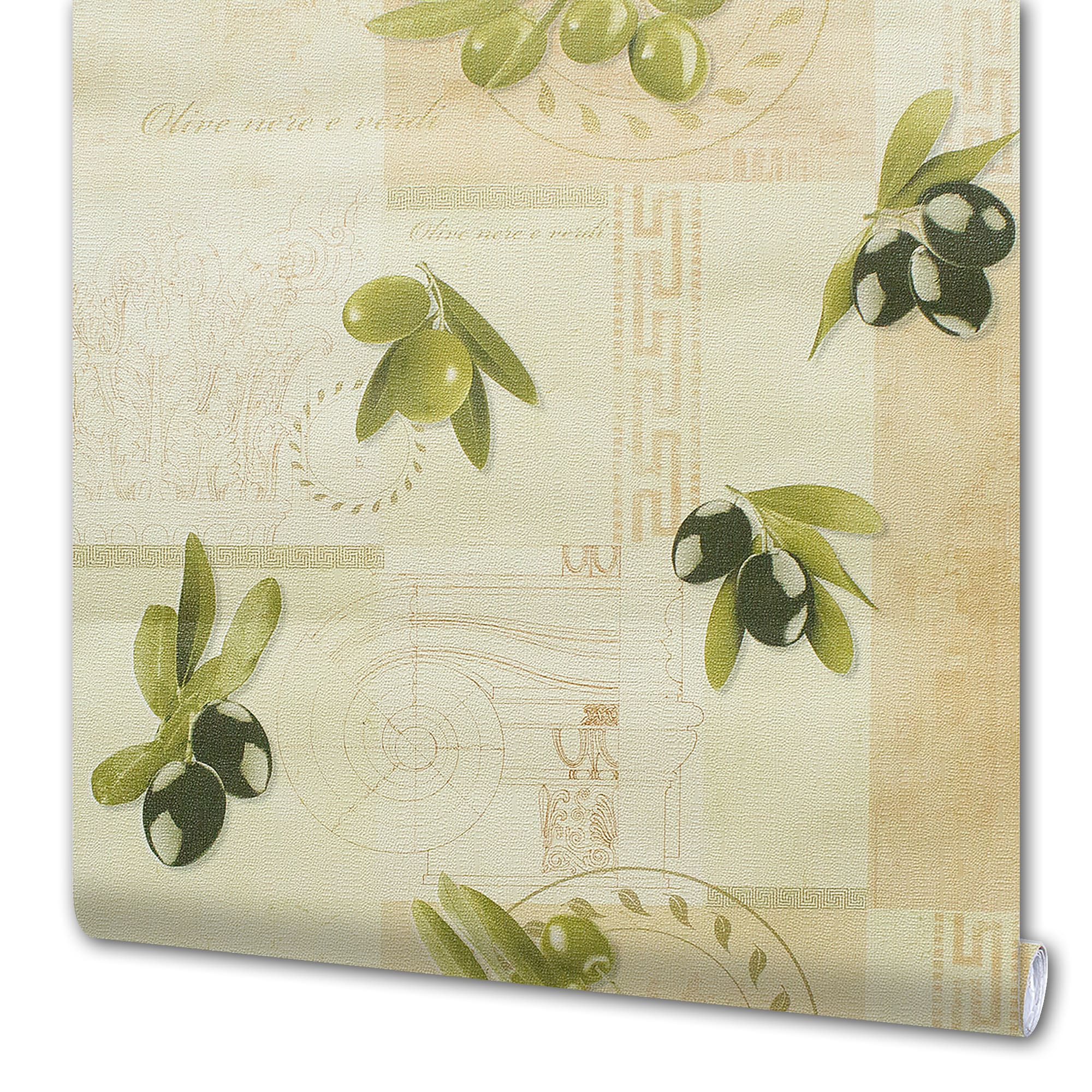 82047453 Обои бумажные бежевые 0.53 м 25В-МО Олива Santreyd 