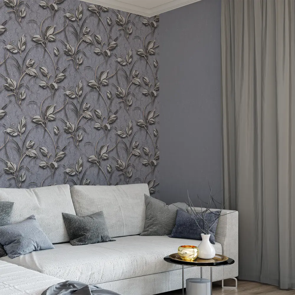 Обои флизелиновые Alsace серые 1.06 м PL71750-44 83577779 STLM-2037257 PALITRA LIFE - Вид №3