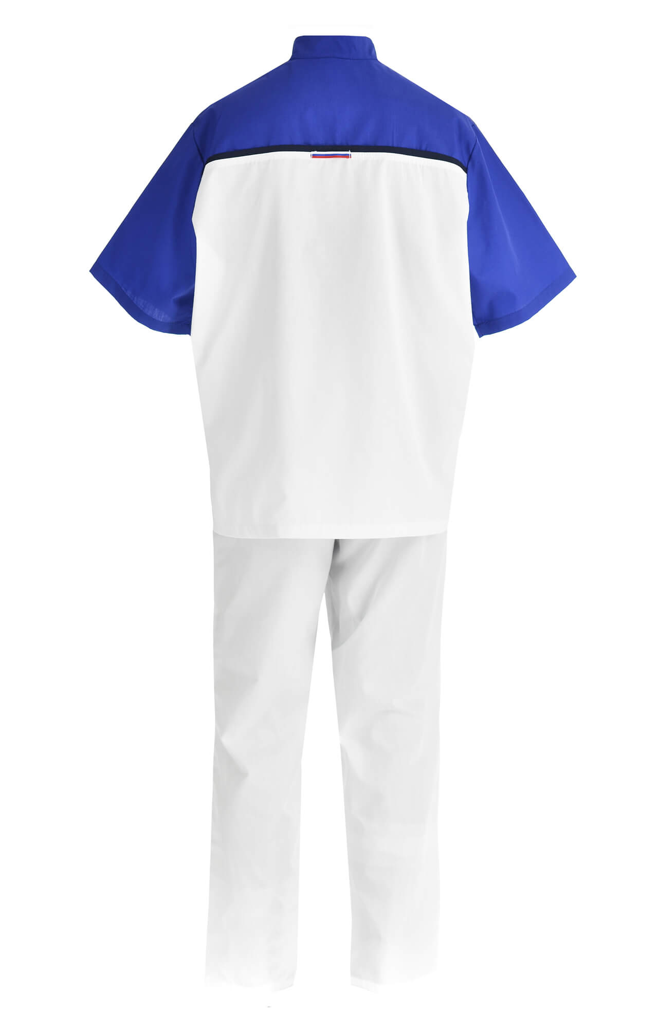 61944 Костюм "Лидер" белый василек  Медицинская одежда  размер 48-50/170-176 Спецодежда  - Вид №3