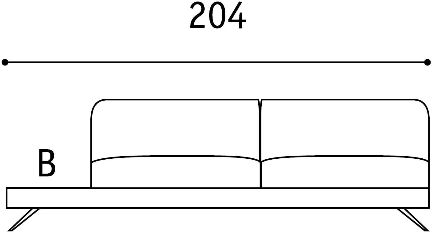 Febal Casa Угловой кожаный диван с подголовником Scena sun-id-1466528 - Вид №22