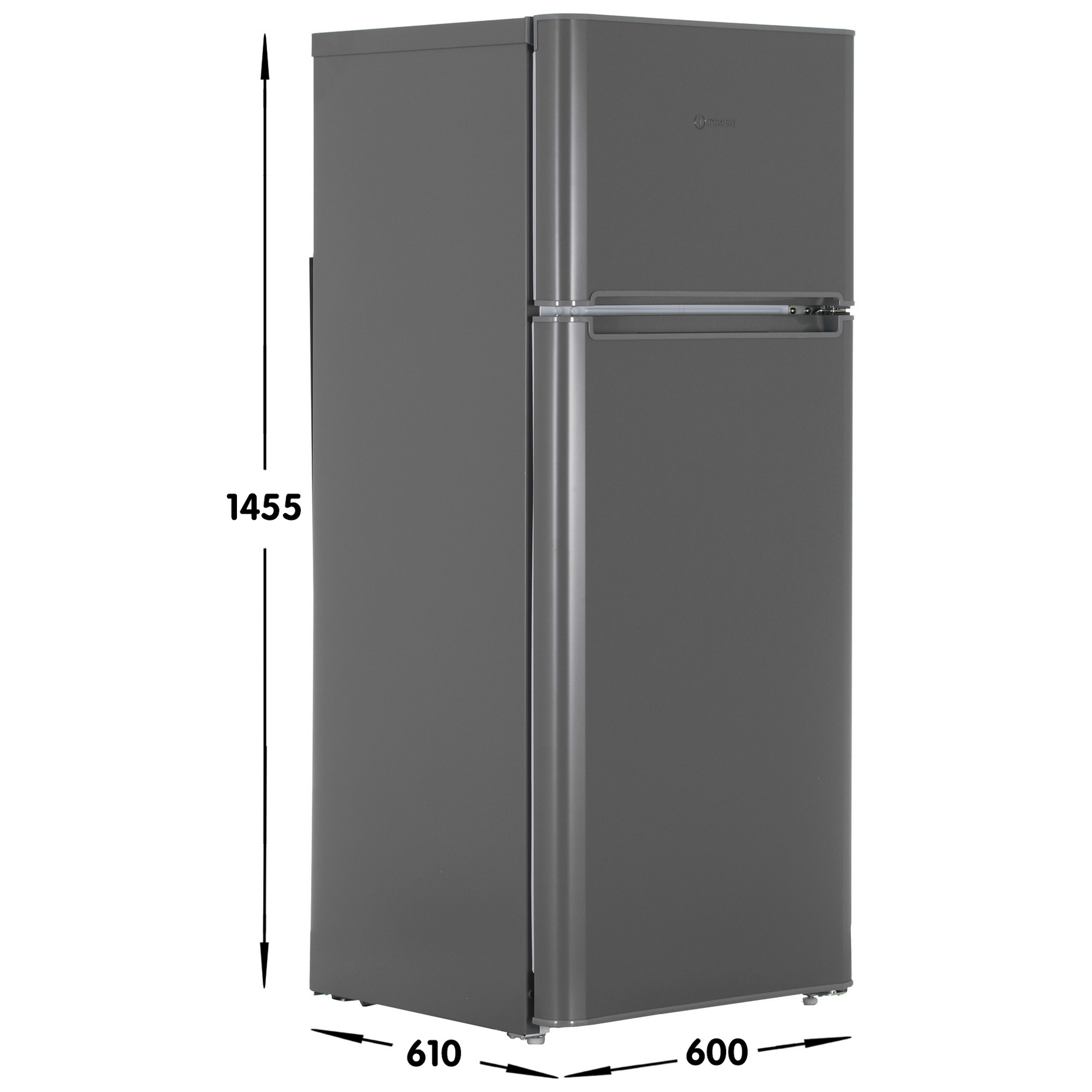 9183662 Холодильник с морозильником   Indesit TIA 14 G серебристый STDN-0012700 - Вид №6