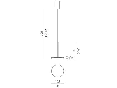 Литой алюминиевый светодиодный подвесной светильник Panzeri красивая ARCH-00097919 - Вид №14