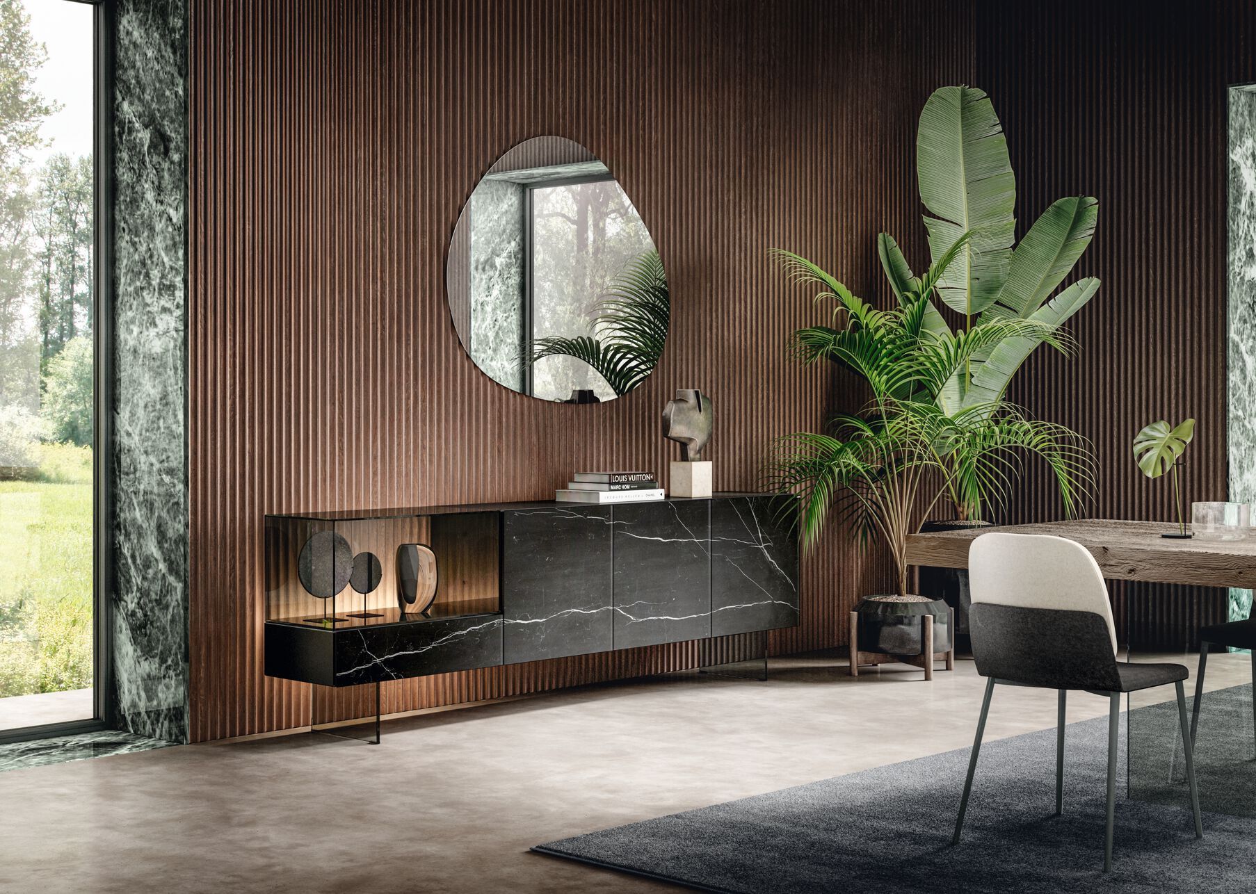 Стеклянный шкаф Lago 36e8 ARCH-00072652 - Вид №1