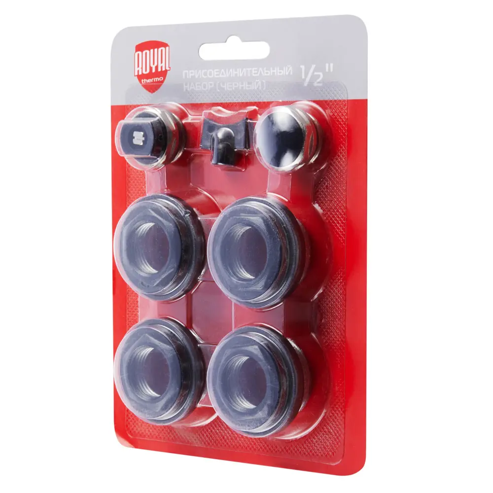 Монтажный комплект для радиатора Royal Thermo 1/2" сталь черный 7 шт. 81979345 STLM-2017549  - Вид №1