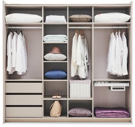 Enza Home Гардероб с раздвижными дверцами с зеркалом Praga sun-id-1459820 - Вид №1