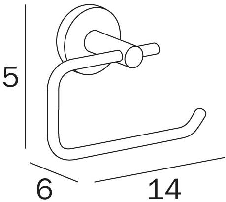 INDA® Держатель металлического рулона Gealuna A1025b - Вид №1