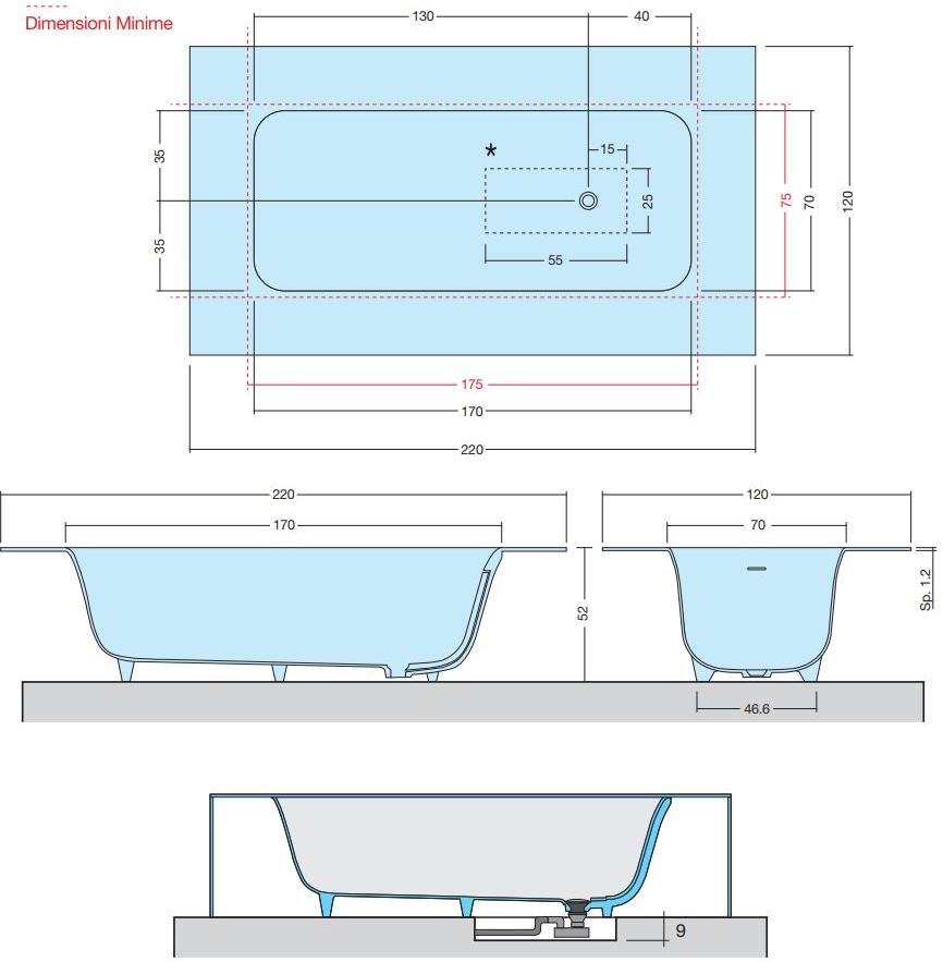 DISENIA Панельная ванна Equal sun-id-1433595 - Вид №4