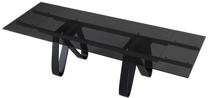 Tonin Casa Раздвижной прямоугольный стол из дерева и стекла sun-id-1472597 - Вид №8