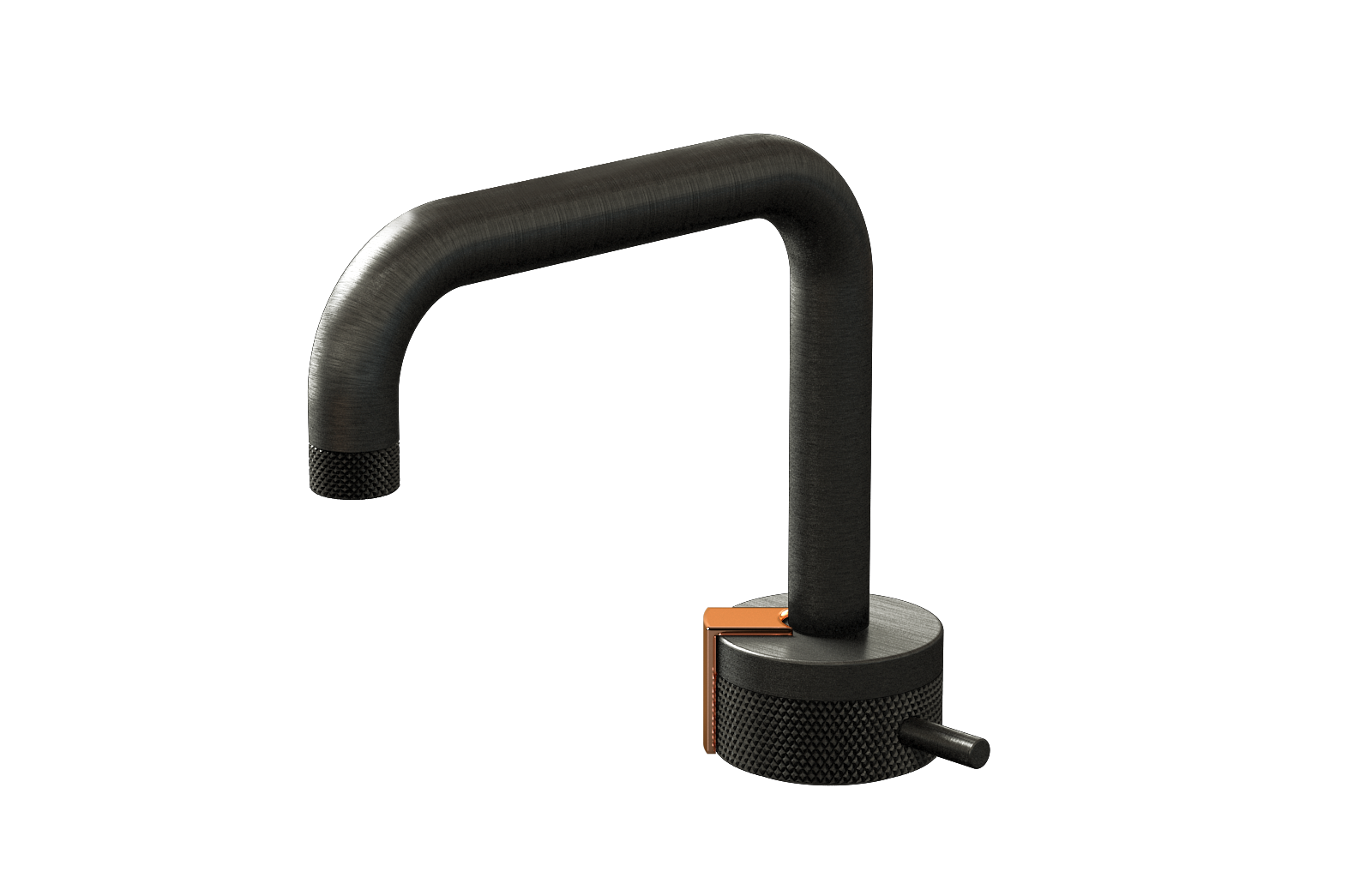 E-11500-R1BOX-L2RG-BOX Однорычажный прогрессивный смеситель для раковины - излив 15,3см GRAFF MOD+