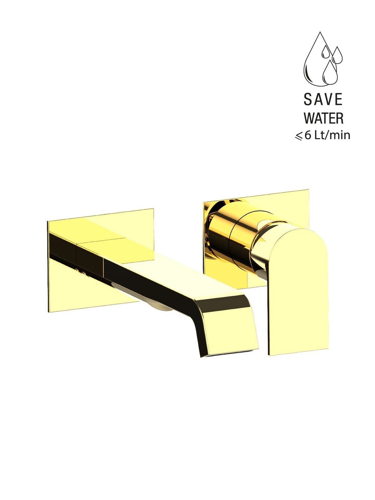 Однорычажный настенный смеситель для раковины Rubinetterie Frattini Птолемей ARCH-00139811 - Вид №2