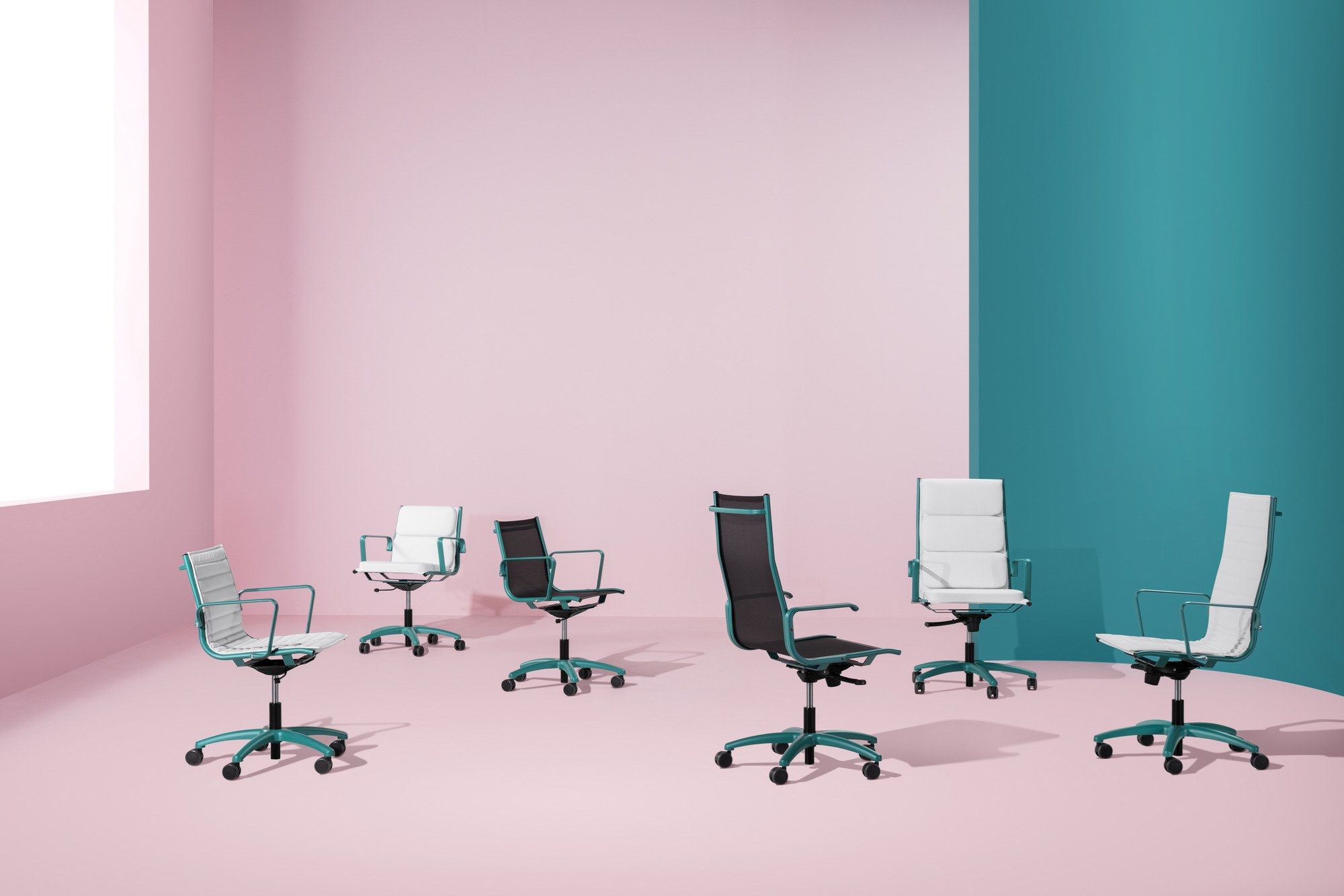 5 спиц подлокотник поворотный операционный офисный стул Luxy ARCH-00026198 - Вид №2