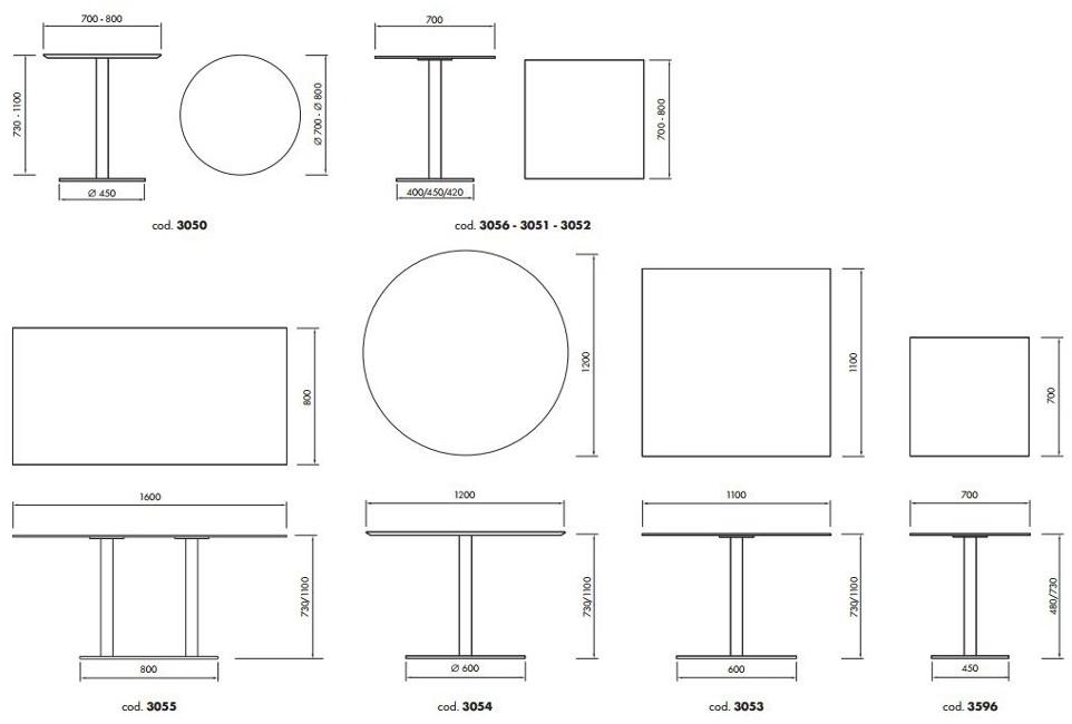 ALMA DESIGN Квадратный стол из стали и стекла Priscilla sun-id-1402961 - Вид №1