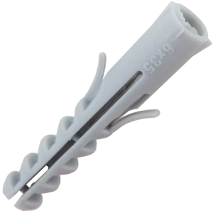 Дюбель с усами для полнотелых материалов 6х35 мм полипропилен цвет серый 200 шт.