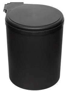 Ведро для мусора на дверцу шкафа Delta 350/13 Full Black NAVAKO