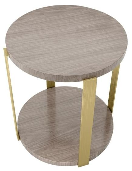 FRATO Круглый деревянный журнальный столик  Ffu260005aag  - Вид №1