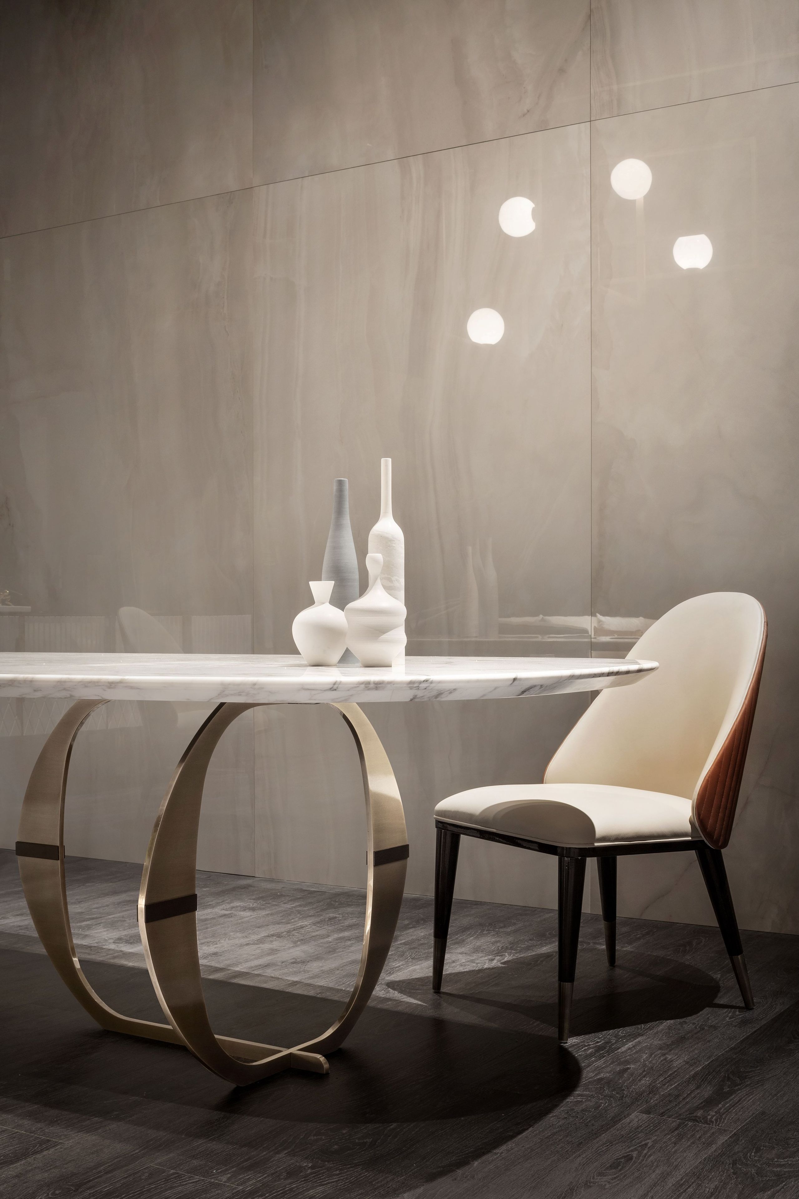 Овальный мраморный обеденный стол Capital Collection CONVIVIO ARCH-00153379 - Вид №8