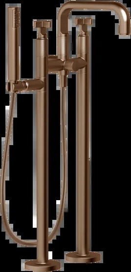 Смеситель для ванны 58129 708 Gessi Inciso МЕДНЫЙ МАТОВЫЙ PVD