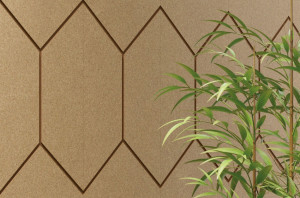 315 048 681 Пробковая 3D-плитка для стен Terracotta GRANORTE Groovy