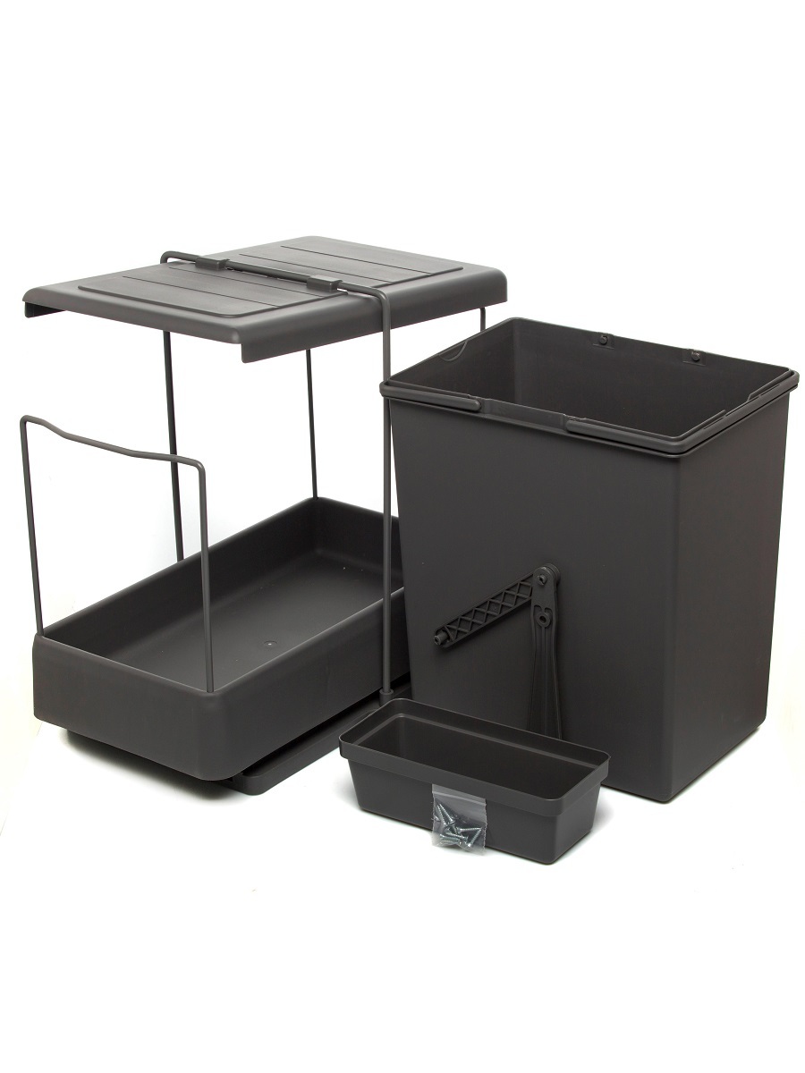 Контейнер для мусора на дверцу Gamma 400/21 Anthracite NAVAKO 10303 - Вид №2