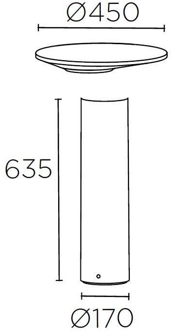 LEDS C4 Светодиодный столб из бетона sun-id-1470308 - Вид №5