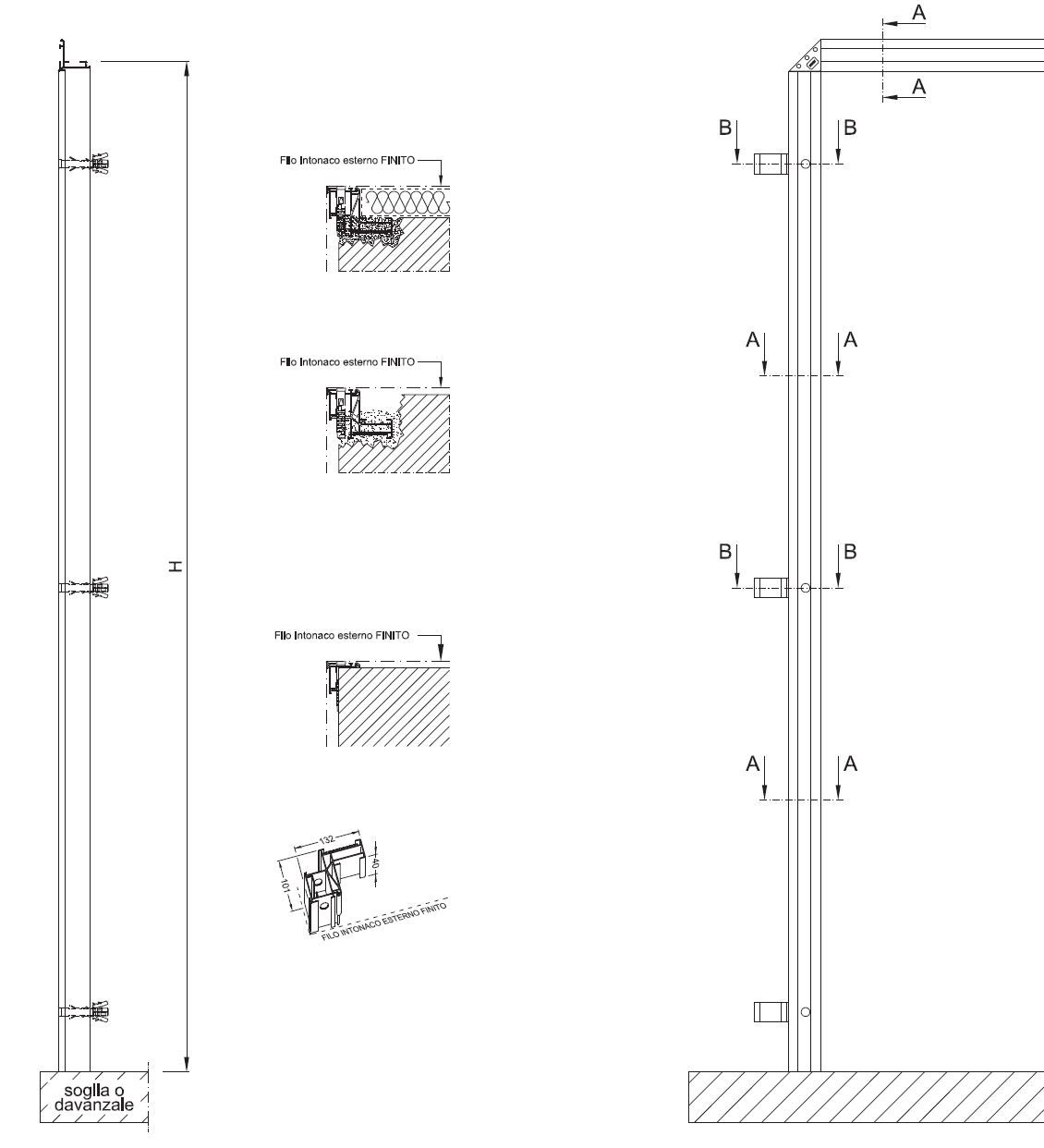 Алюминиевый подрамник для жалюзи NURITH PIVOT ARCH-00114554 - Вид №8